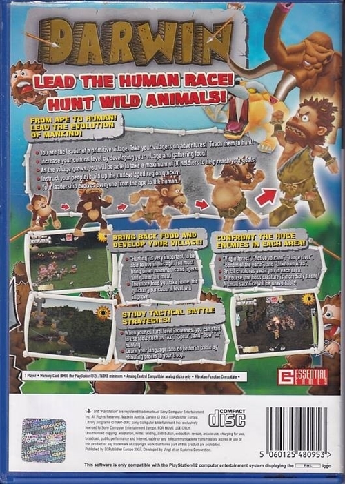 Darwin - PS2 (A Grade) (Genbrug)